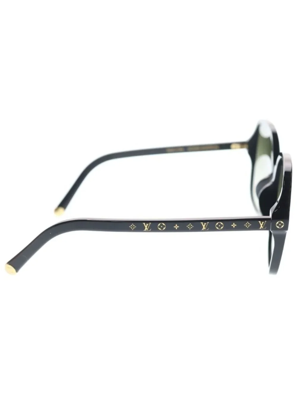 Louis Vuitton Star Square Sunglasses Black Green Eyewear
